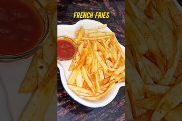 Crunchy French Fries in minutes🍟 #frenchfries #fries #recipe #shorts