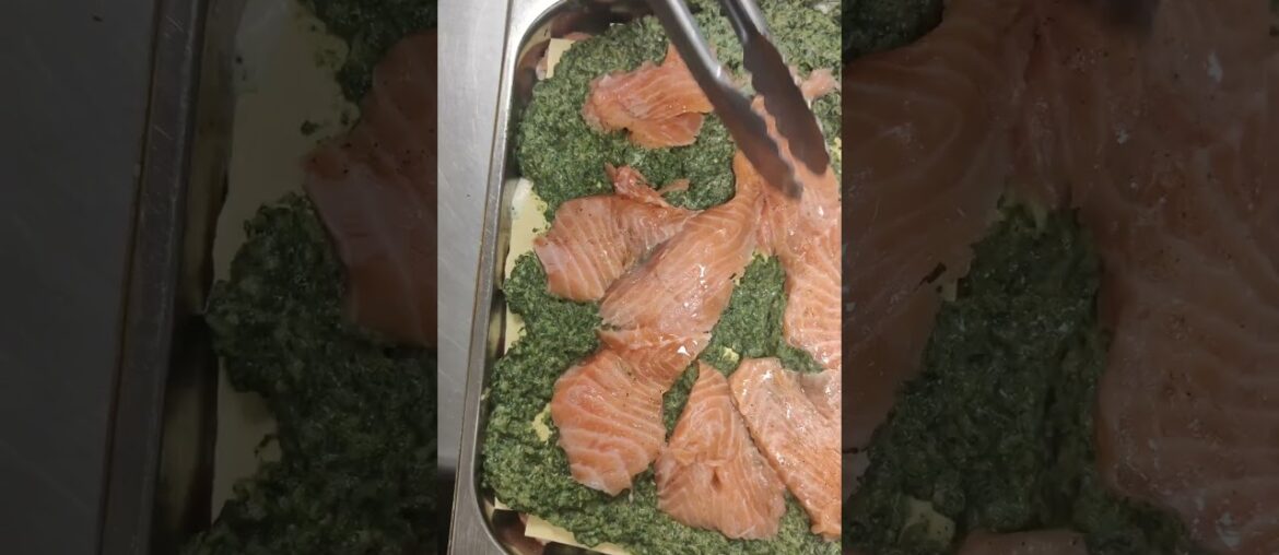 Creamy Salmon Spinach Lasagna 🤤 || Lasagnes au saumon et aux épinards 🐟🧀🌿 Creamy Salmon Spinach Lasagna 🤤 || Lasagnes au saumon et aux épinards 🐟🧀🌿