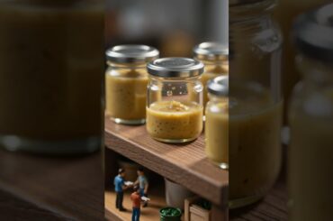 How Dijon Mustard is Made in Miniature! 🎨 Satisfying #Shorts