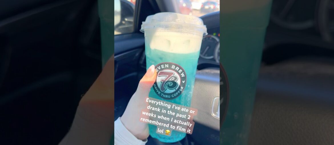 I’m so bad at remembering to record lol 😂 #food #foodie #whatiateinaday #myplate #7brew #drink