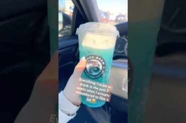 I’m so bad at remembering to record lol 😂 #food #foodie #whatiateinaday #myplate #7brew #drink