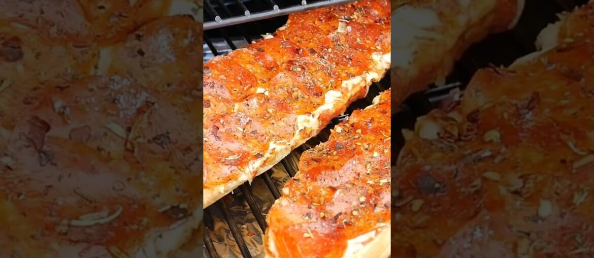 Smoked French Bread Pizza