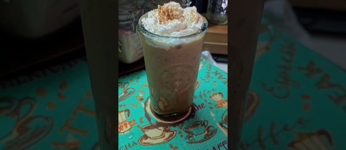 Sea Salt Coaramel Toffee Mexican Cocoa Iced latte (French press)