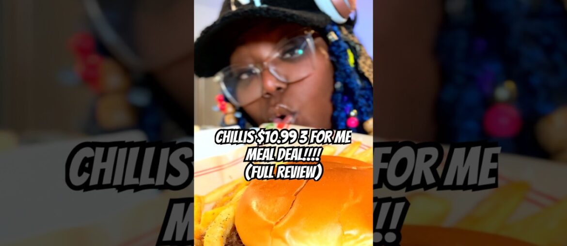 Big Piece Of Meat In Your Mouth WITH Chillis BURGER meal deal #foodie #shorts #foodie #foodreview