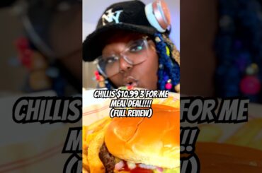 Big Piece Of Meat In Your Mouth WITH Chillis BURGER meal deal #foodie #shorts #foodie #foodreview