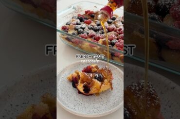 the perfect brunch recipe 🫐🥞 #brunch #easyrecipe #casserole #foodie