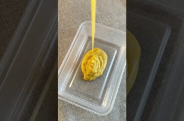 French macarons: Mango ganache  and passion fruit centre