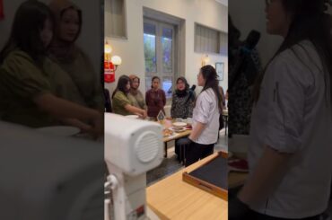 French Baking Workshop at Zigna Solo with Chef Bella & Chef Fajar only cost 50K? #Shorts