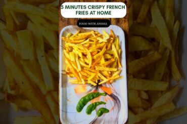 Crispy french fries at home #viral #youtubeshorts #ytshorts #food #trending #recipe #foodie #french