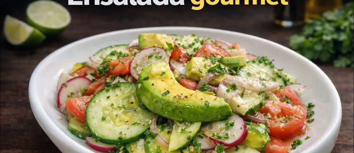 🥗 Ensalada Gourmet Fresca y Vibrante