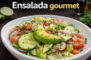 🥗 Ensalada Gourmet Fresca y Vibrante