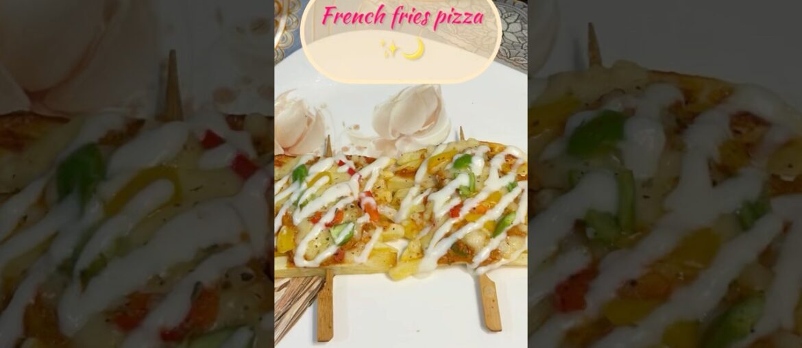 #viral #recipe #French fries pizza#French fries is skewers#vairalshort