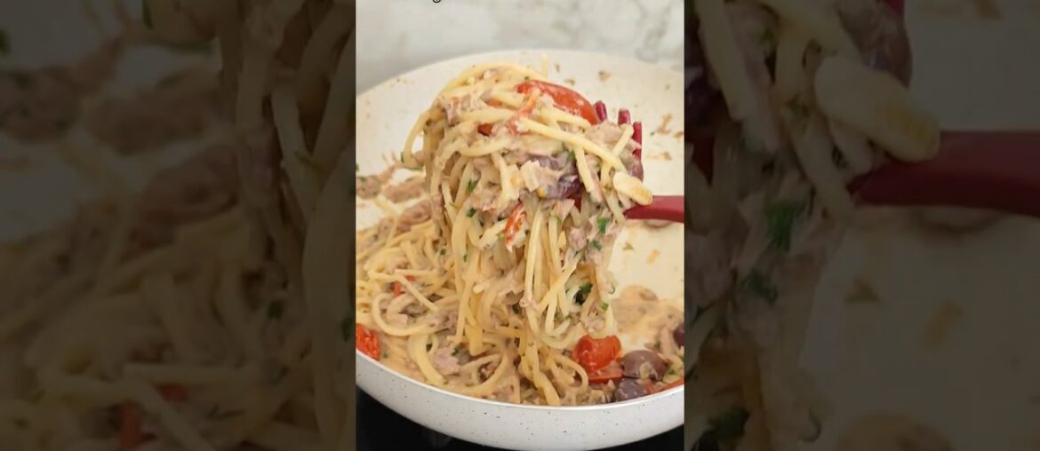 Macarrão com Atum em 10 minutos 🍝🤌Refeição prática, saudável e deliciosa! Macarrão com Atum em 10 minutos 🍝🤌Refeição prática, saudável e deliciosa!