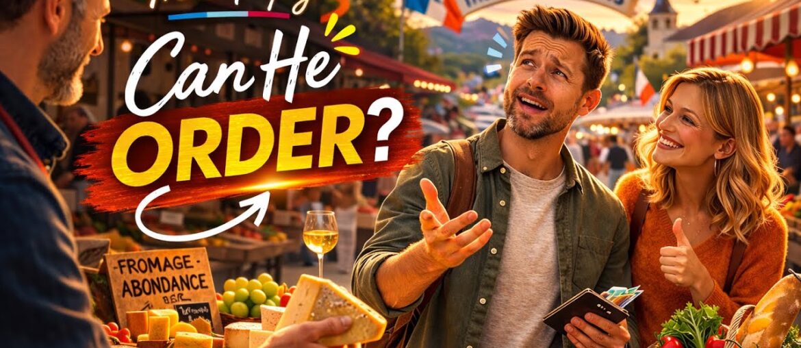 Can He Order in French? (At the Market) French for Beginner, A1–A2 Podcast Ep. 05