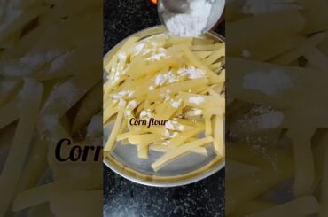 Crispy French Fries🍟✨. #frenchfries #crispyfrenchfries #potatofries #frenchfryrecipe #food #shorts