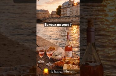 Un apéro au bord de la Seine – Immersive French (A2→B1)
