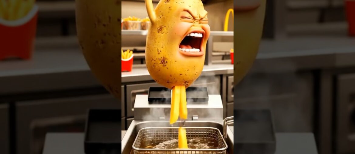 The Birth of French Fries in the Gourmet Series#ai #iwanttoeatsomething