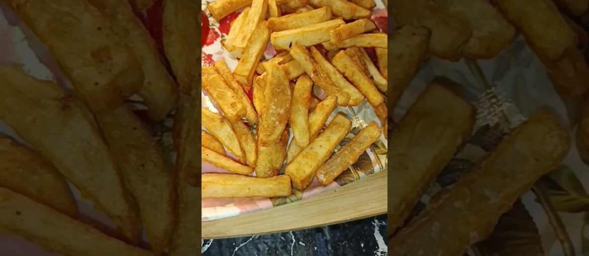 Tasty French Fries 🍟🤤 Only 10 Mint Recipe 👍##viral #