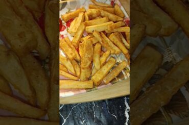 Tasty French Fries 🍟🤤 Only 10 Mint Recipe 👍##viral #