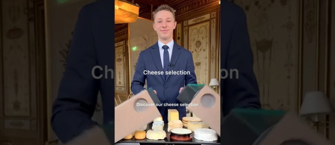 🧀🧈Fine cheeses at the French restaurant. #restaurant #cheese #bestfood