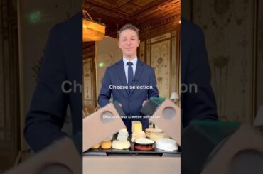 🧀🧈Fine cheeses at the French restaurant. #restaurant #cheese #bestfood