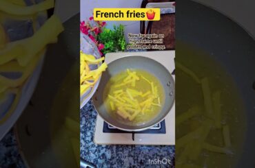 Crispy French fries 🍟 #crispy #crunchy #food #recipe #cooking #trending #viral #frenchfries