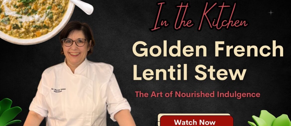 Golden French Lentil Stew Recipe | Easy Healthy One-Pot Vegan Meal