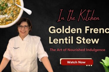 Golden French Lentil Stew Recipe | Easy Healthy One-Pot Vegan Meal