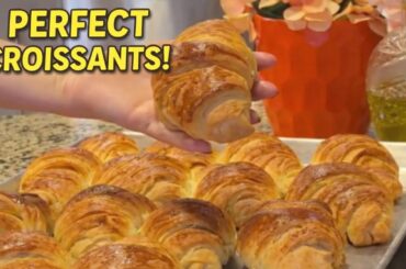 Perfect Homemade Croissants – Flaky French Butter Croissant Recipe