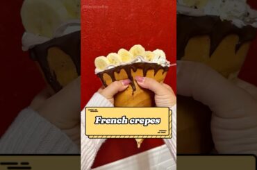 “Why the French Are Obsessed with Crêpes 🇫🇷🥞” #French crepes #French street food