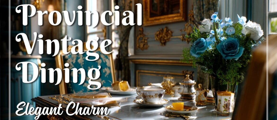 French Provincial Vintage Dining Spaces 🍷 What Gives These Rooms Their Quiet Aristocratic Grace