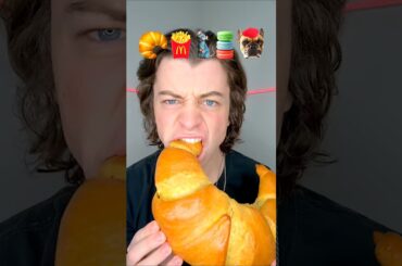 giant french food 🌈ASMR! Luke did that #shorts