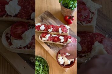 Air Fryer French Bread Pizza (Pepperoni & Mozzarella). Ready in 10 Minutes