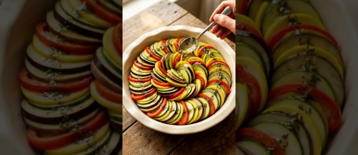 “Ultimate Ratatouille 🍆🍅 | Classic French Vegetable Dish Ready in 60 Seconds!” #easyrecipes