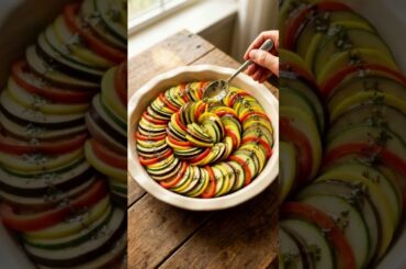 “Ultimate Ratatouille 🍆🍅 | Classic French Vegetable Dish Ready in 60 Seconds!” #easyrecipes