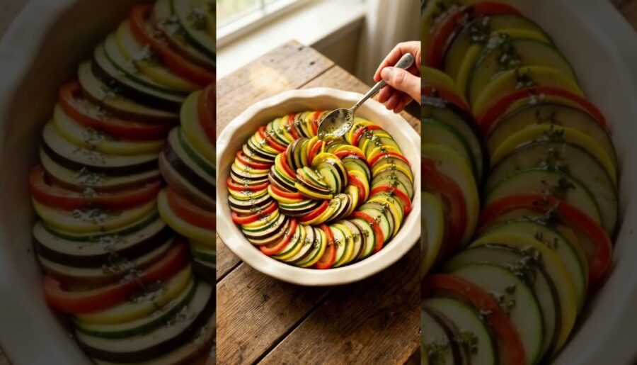 “Ultimate Ratatouille 🍆🍅 | Classic French Vegetable Dish Ready in 60 Seconds!” #easyrecipes