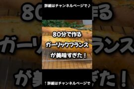 本格ガーリックフランスが超簡単に♪美味しすぎてやばい！ 「VOICEVOX:ずんだもん」 #こねないパン #パン #フランスパン パン