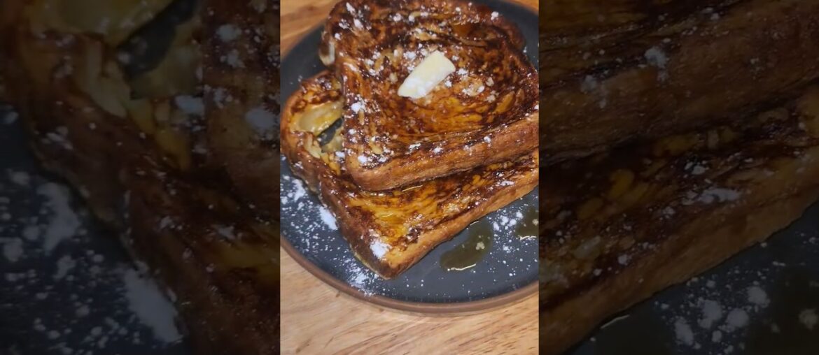 Stone Cold Texas Toast French Toast 🍞 #breakfast #frenchtoast #stonecold #foodie #cooking