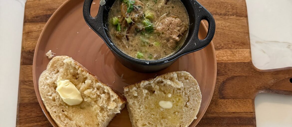 French Onion and Mushroom Soup, Scotcheroos, and Sourdough Bread!