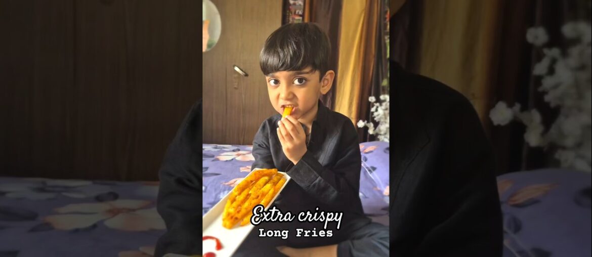 Crispy French Fries | potato stick #crispy #long #french #shorts #japanese #potatosnacks #recipe
