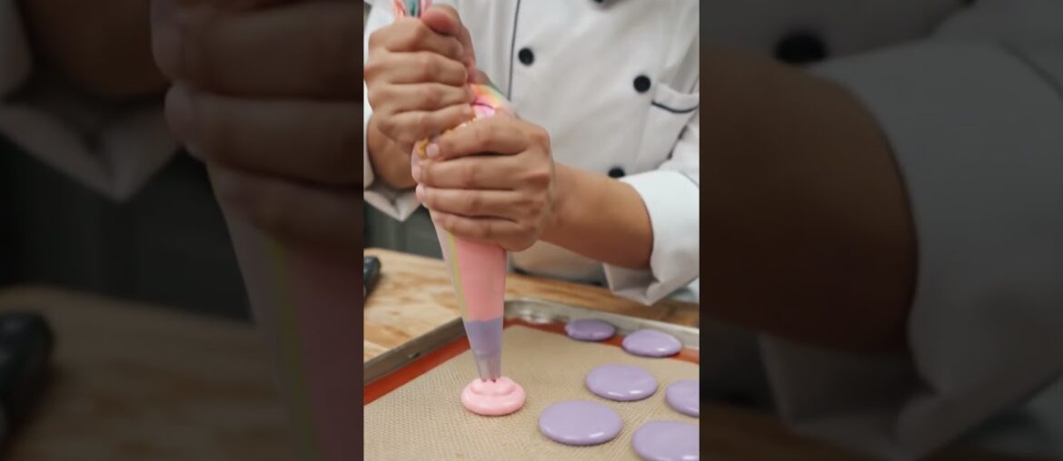 french macarons #food #baking #shorts #shortsfeed #chef