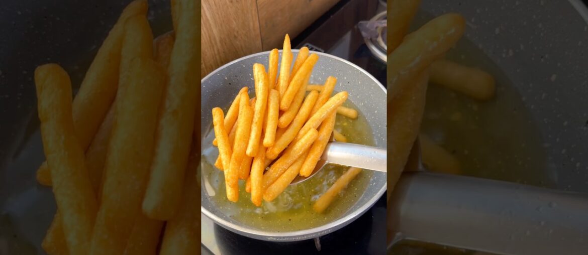 Ye aaloo ke nhi bane hai 😯 #shorts #bristihomekitchen #frenchfries
