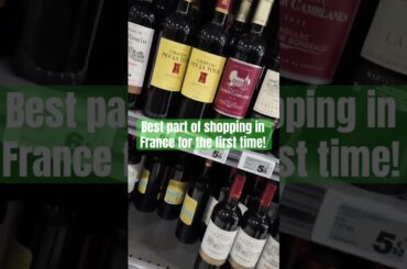 Best part of shopping in France for the first time!