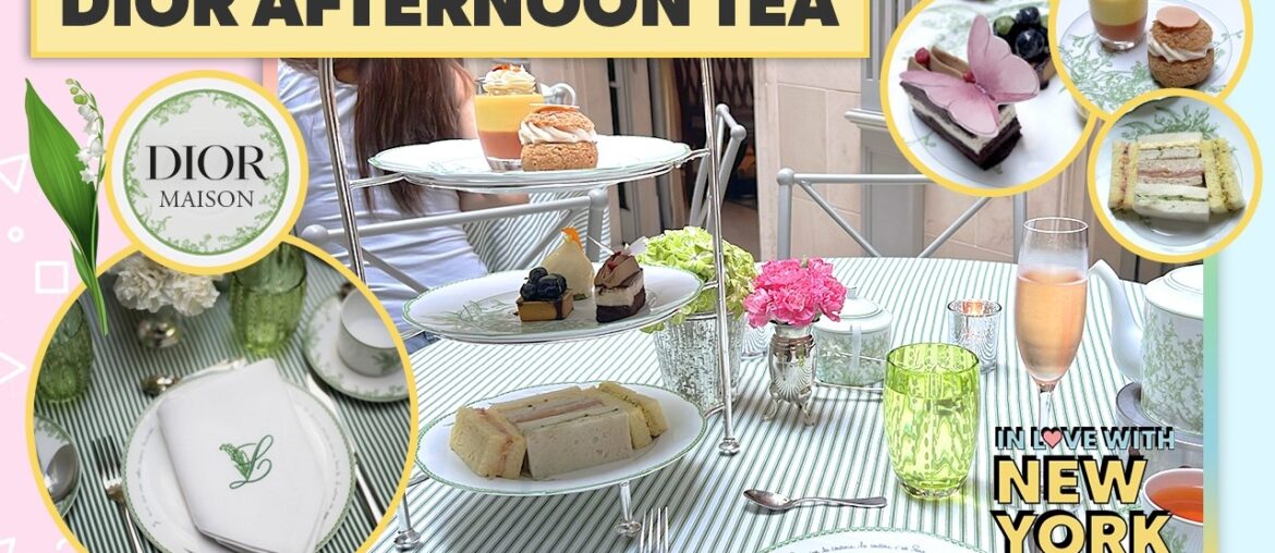 🥐 Dior Afternoon Tea NYC - Lily of the Valley Afternoon Tea at Majorelle NYC | March 2026 | NYC VLOG