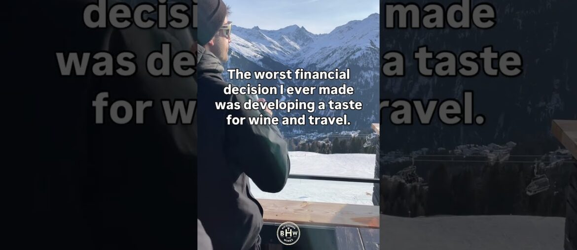 My worst financial decision ever #winelover