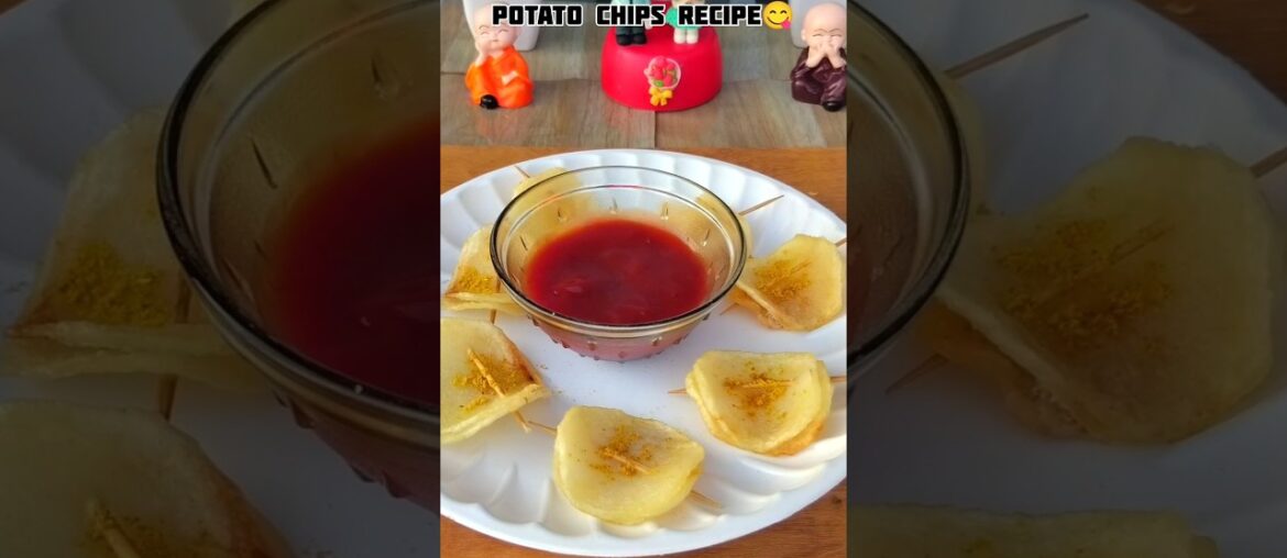 Potato chips recipe😋 #shorts #youtubeshorts #potatosnacks #shortsfeed