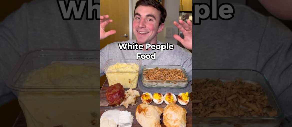 Eating White People Food #food #foodie #mukbang
