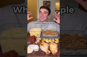 Eating White People Food #food #foodie #mukbang