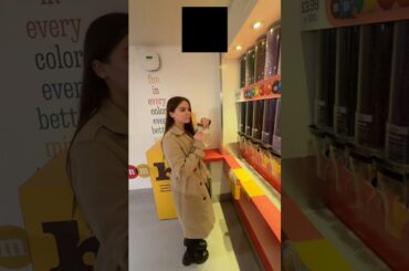 Who Had The Better RANDOM M&Ms😳🎨🍫?! #challenge #foodie #random #kayleighmae #fyp