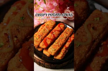 ULTRA CRISPY POTATO STICKS 😍🔥#frenchfries #shorts #ytshorts #trending  #shortsfeed #snacks